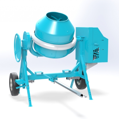 Model Concrete mixer (Diesel / Gasoline) 300 lt - C 360 TT of available Concrete mixers | Plus Line by OMAER